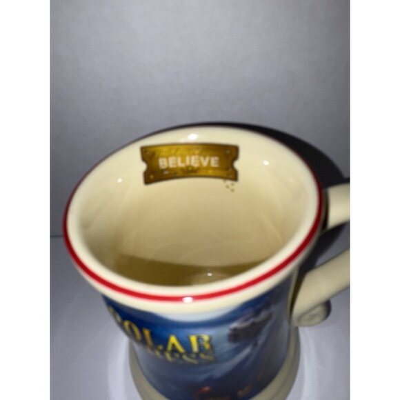 The Polar Express BELIEVE  Ceramic Coffee Mug Hot Chocolate Cup 3D Christmas - Picture 2 of 6